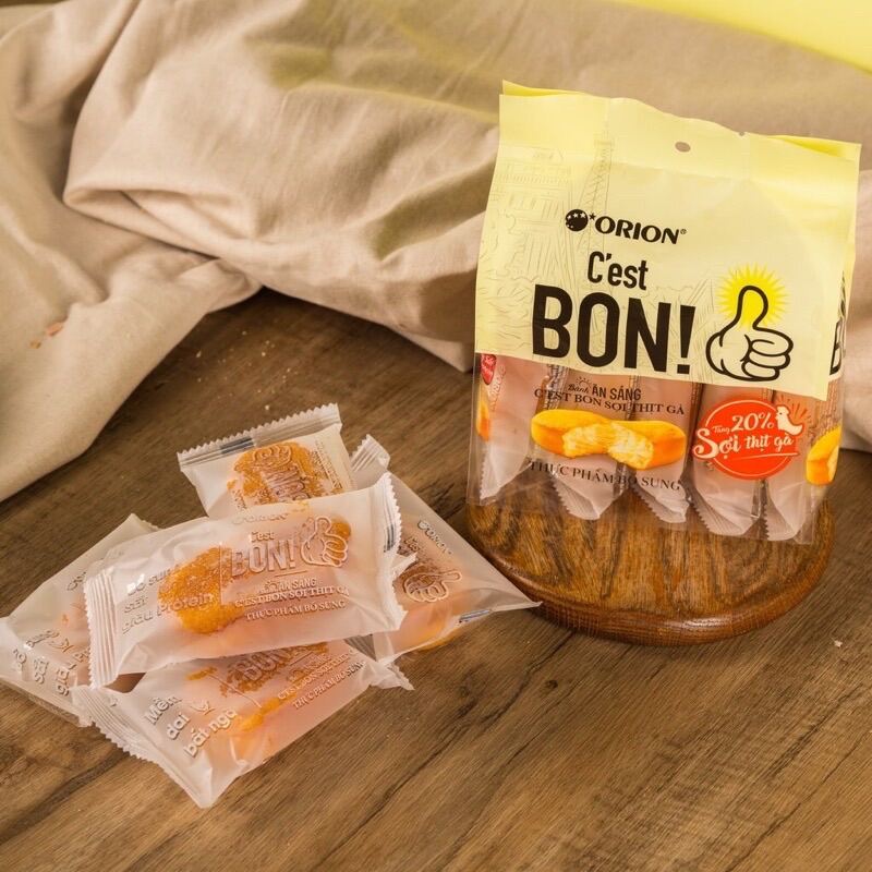 COMBO 5 CÁI BÁNH BON C’EST SỢI THỊT GÀ