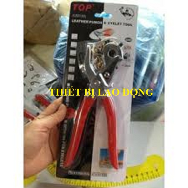 Kìm bấm lỗ dây nịt top - k6012a