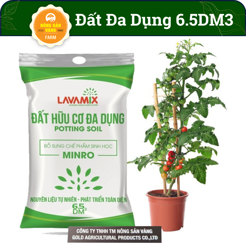 Dirt clean vegetable planting, ornamental flower lavamix 6.5dm convenient, easy-to-use-shallow gold