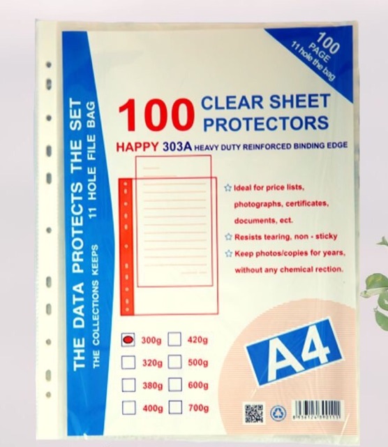 [HCM]❣️❣️ Bìa lỗ happy 300g - 600g(Văn phòng phẩm giá sỉ)