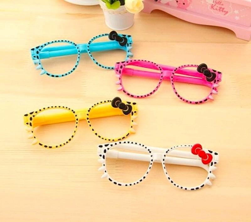 Bút Bi Mắt Kính Kitty Đáng Yêu