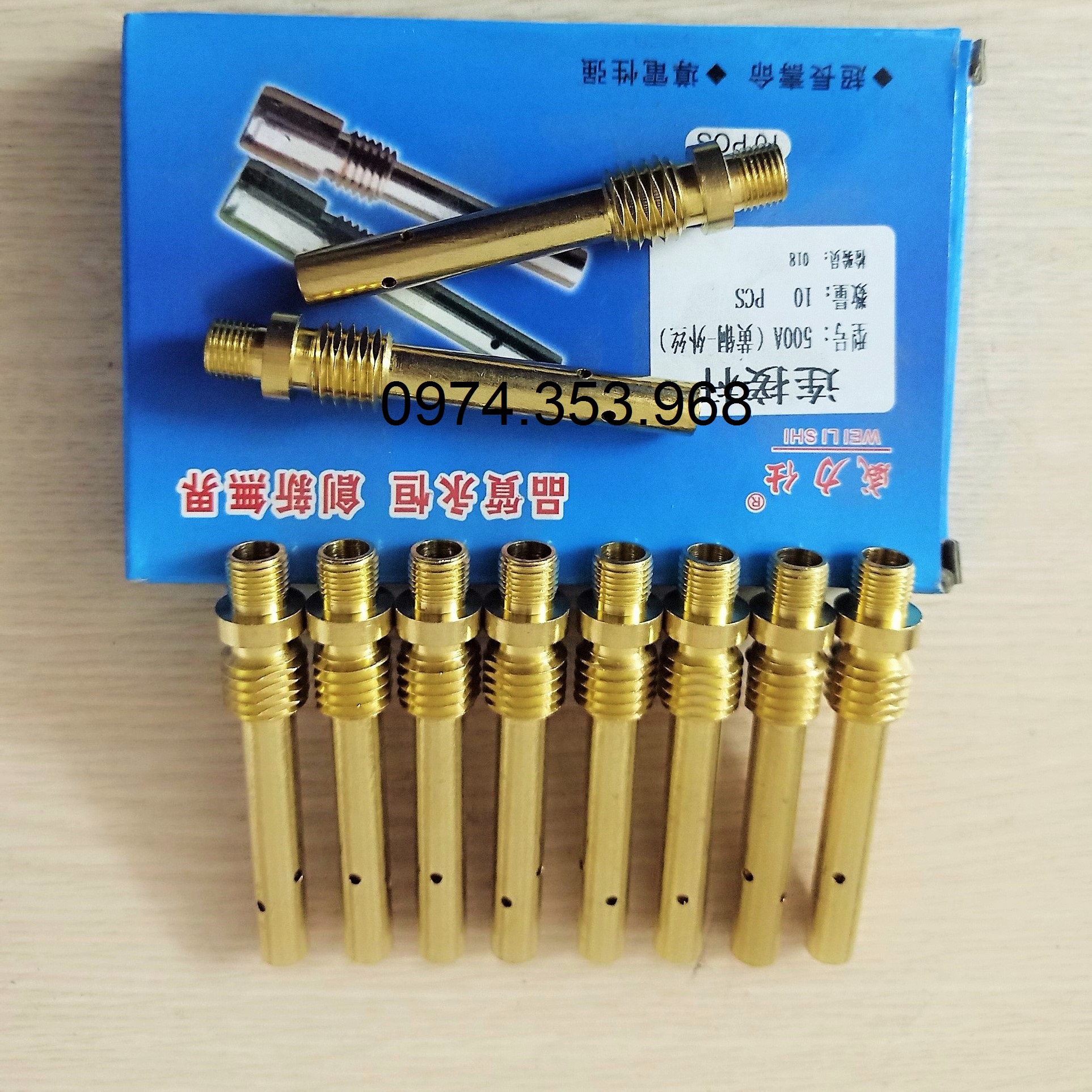 Nối bép mỏ hàn mig 500A đồng thau