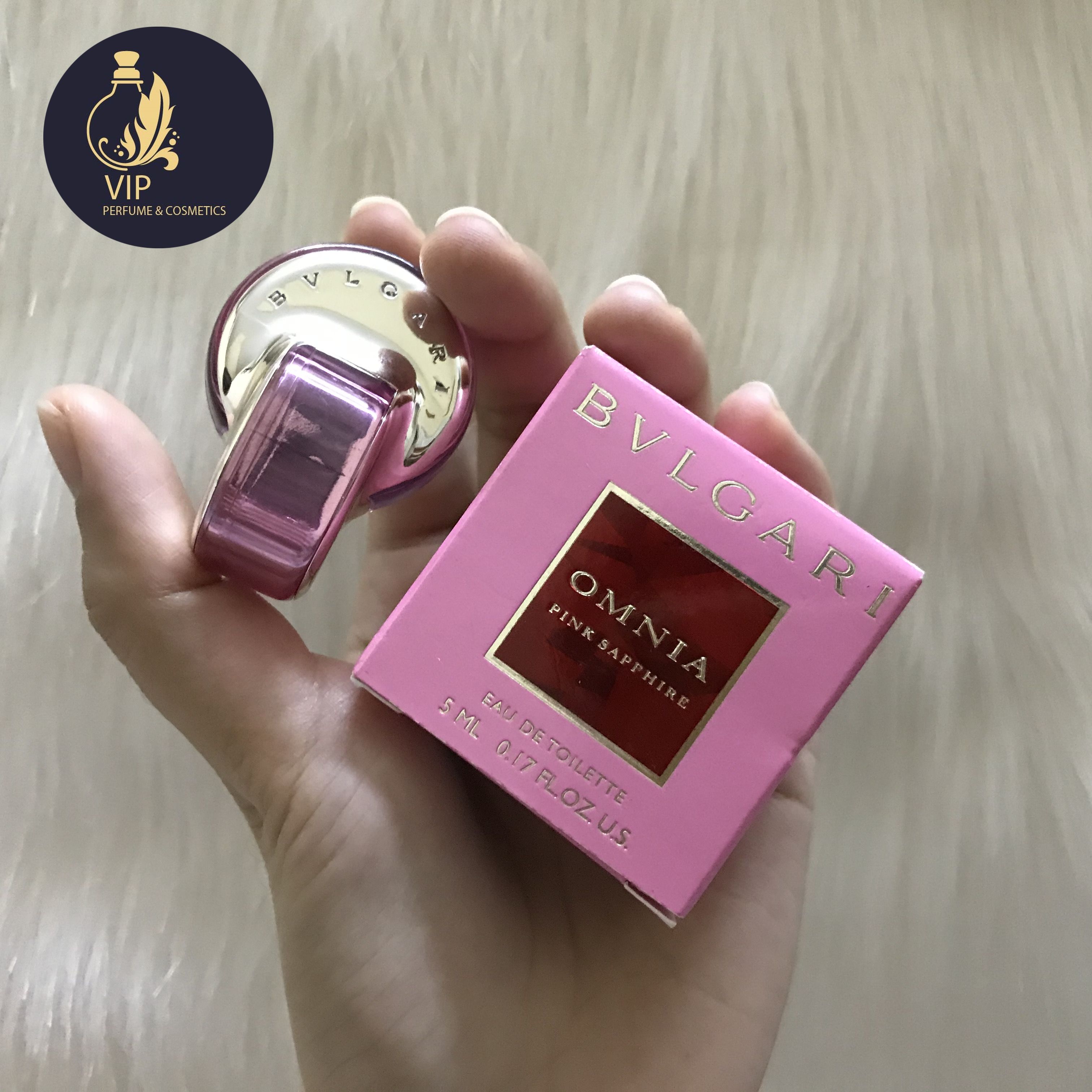 [HCM]Nước hoa nữ Bvlgari Omnia Pink Sapphire EDT 5ml