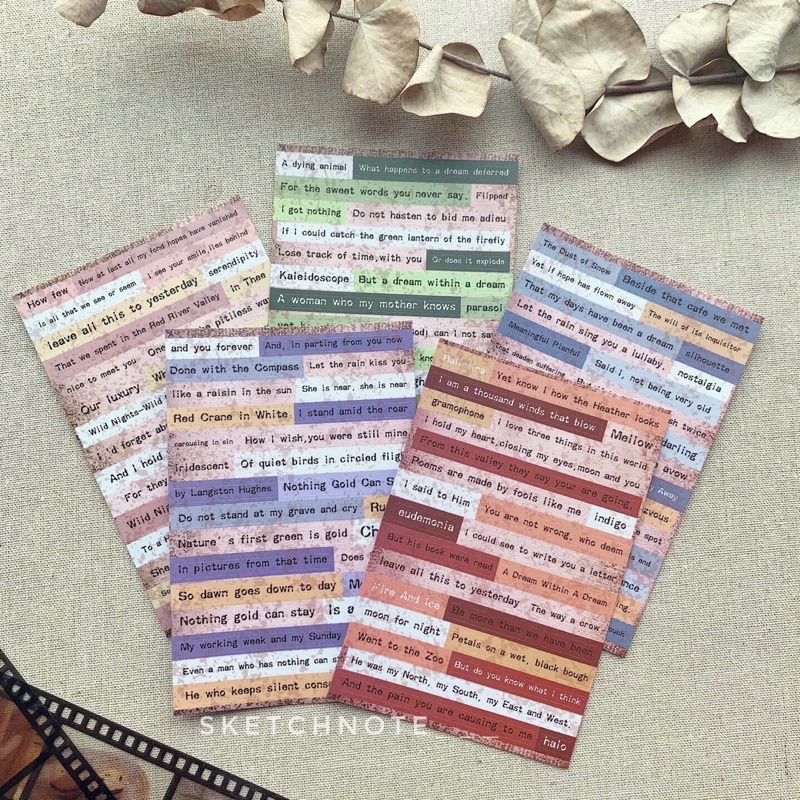 Sticker chữ sticker quote vintage ST060