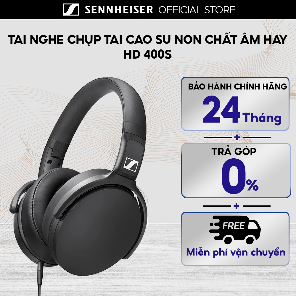 Tai nghe SENNHEISER HD 400S - Hàng Chính Hãng Bảo Hành 2 Năm