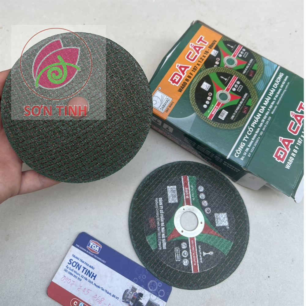 Đá (lưỡi) cắt sắt Hải Dương phi 107mm chính hàng