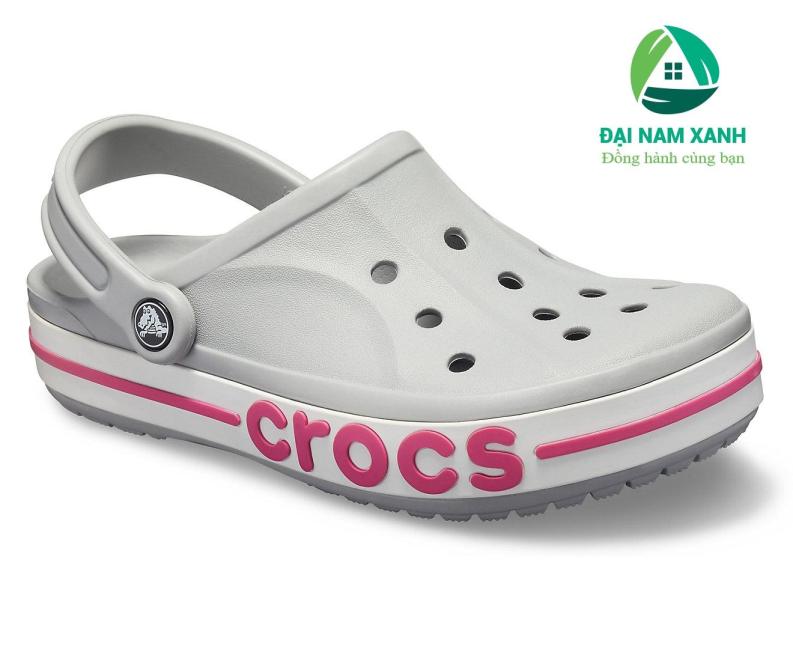 Giày Xăng đan Crocs Unisex Bayaband Clog (màu Light Grey) giá rẻ