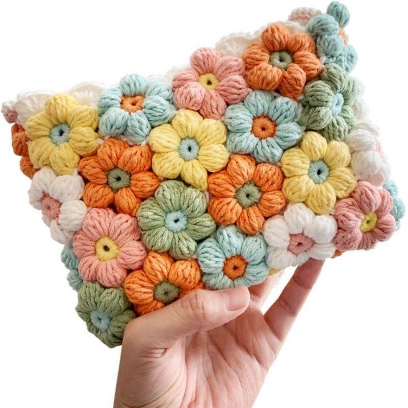 combo 10 hoa len 6 cánh làm đồ handmade (màu tùy chọn)
