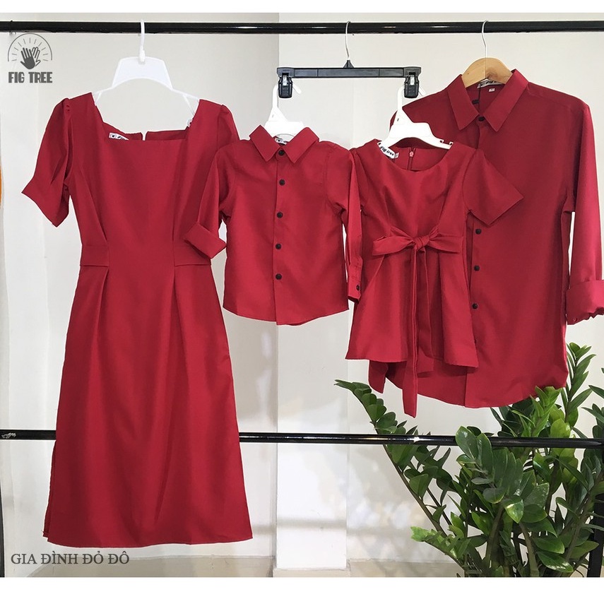 Combo gia đình sắc đỏ noel rực rỡ siêu cưng luôn!