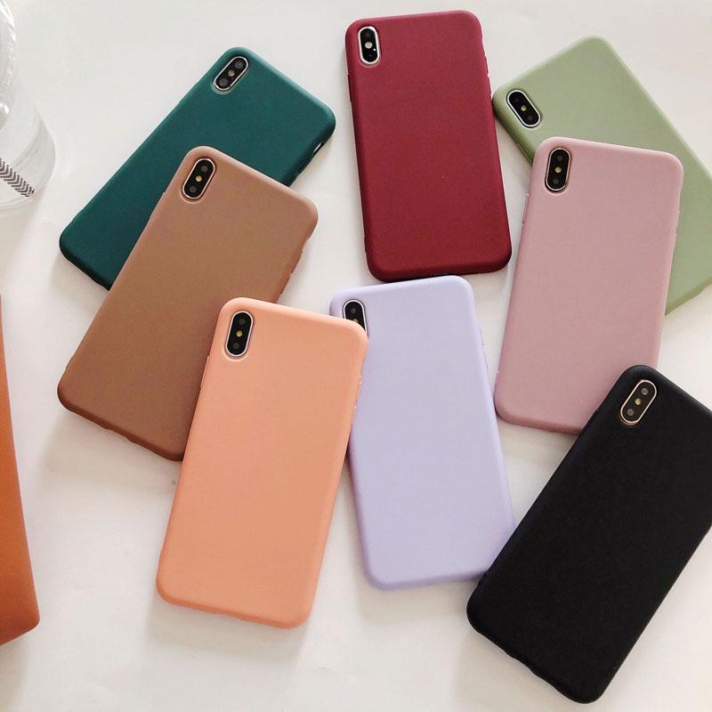 Ốp điện thoại trơn dành cho iphone 5, 5S, iphone 6, iphone 6plus, iphone 6s, iphone 7, iphone 8, iphone 11, iphone XS, iphone XS max