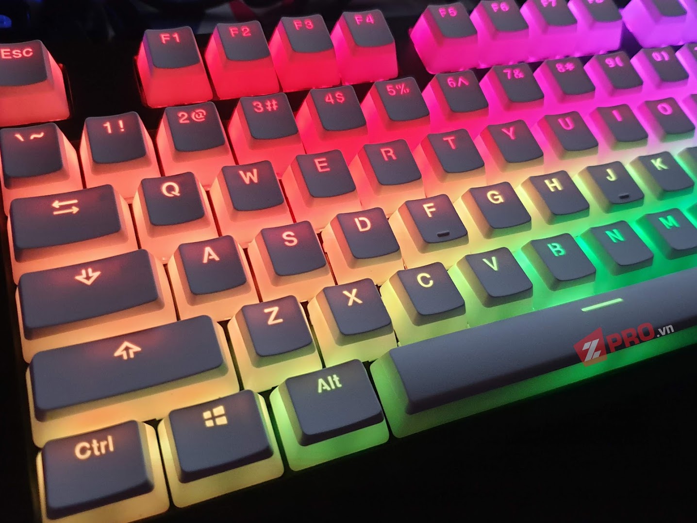 Keycap PBT Pudding Trắng