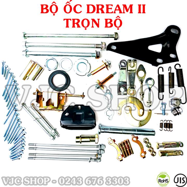 Trọn bộ ốc vít lắp xe DREAM II cho thân, khung, máy, dàn áo