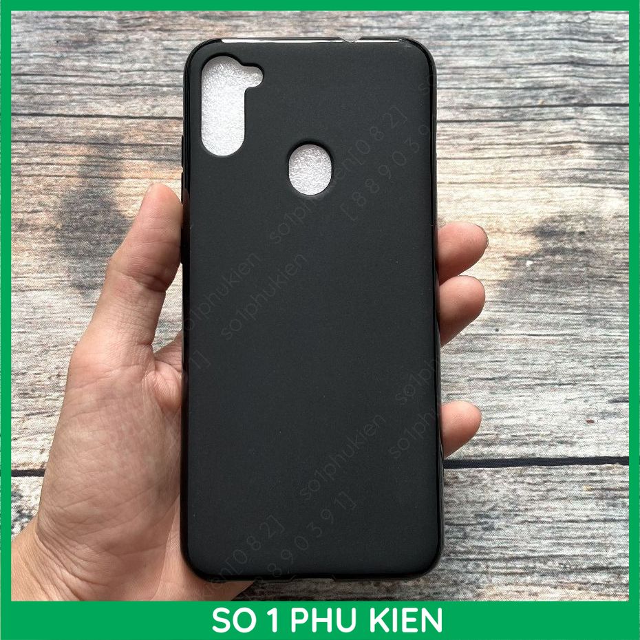 Ốp lưng samsung galaxy a11 dẻo đen cao cấp