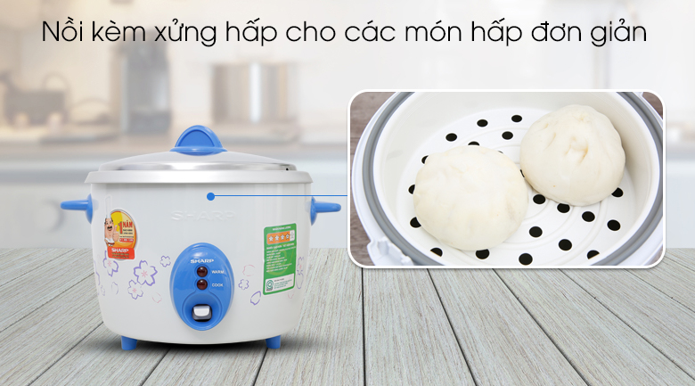 Nồi cơm điện Sharp 1.8 lít KSH-D19V ( Hàng trưng bày )