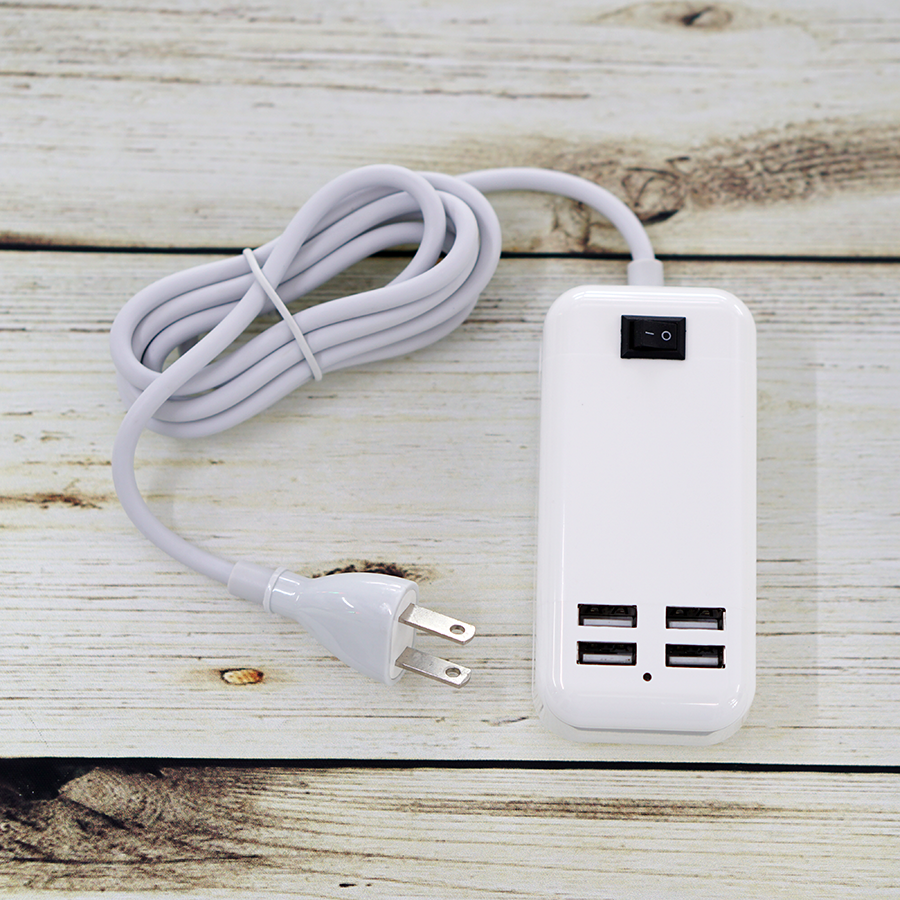 Ổ CẮM SẠC 4 CỔNG USB 5V-3A (15W)