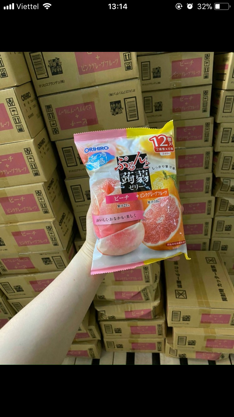Thạch trái cây Orihiro Nhật Bản