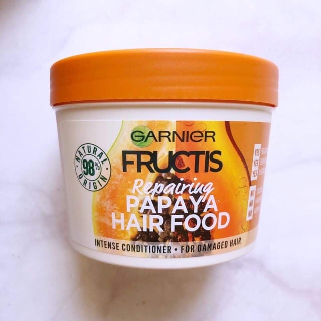 Kem ủ và dưỡng tóc đa công dụng Garnier Fructis Hair Food Mask 390ml