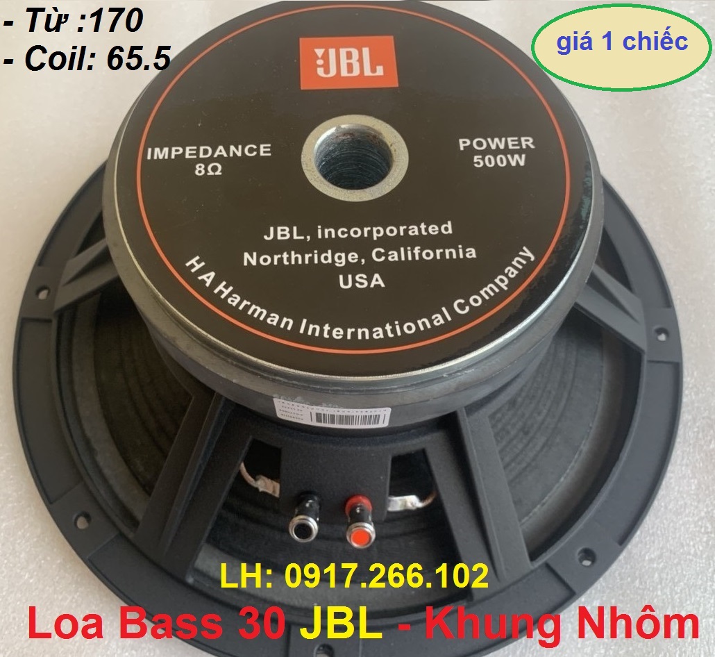 Loa karaoke 30 jbl gân vải từ 170 côn 65.5mm khung nhôm - giá 1 chiếc - loa bass 3 tấc