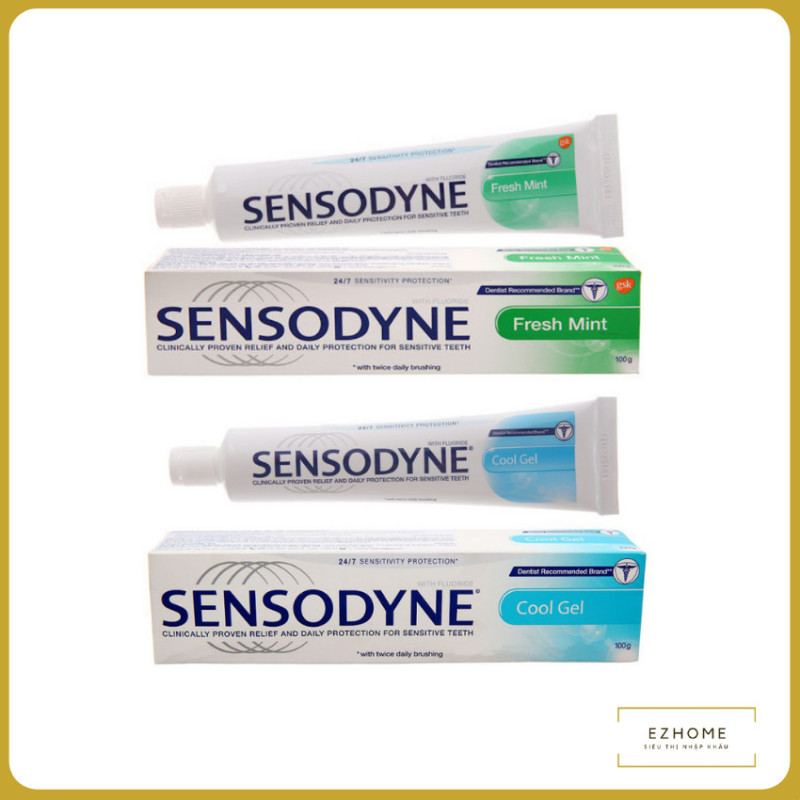 Kem đánh răng sensodyne chính hãng 😍FREESHIP😍 thuuốc đánh răng chống ê buốt, sénodyne thái lan 100g