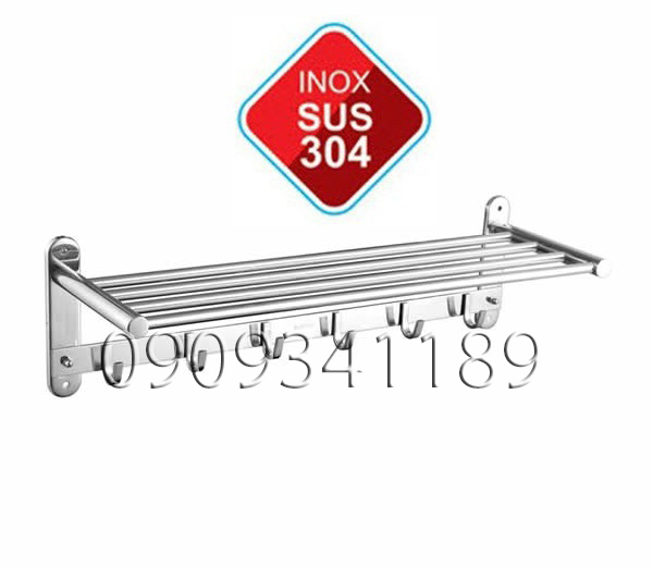 Thanh treo khăn máng khăn tắm trong nhà tắm inox 304