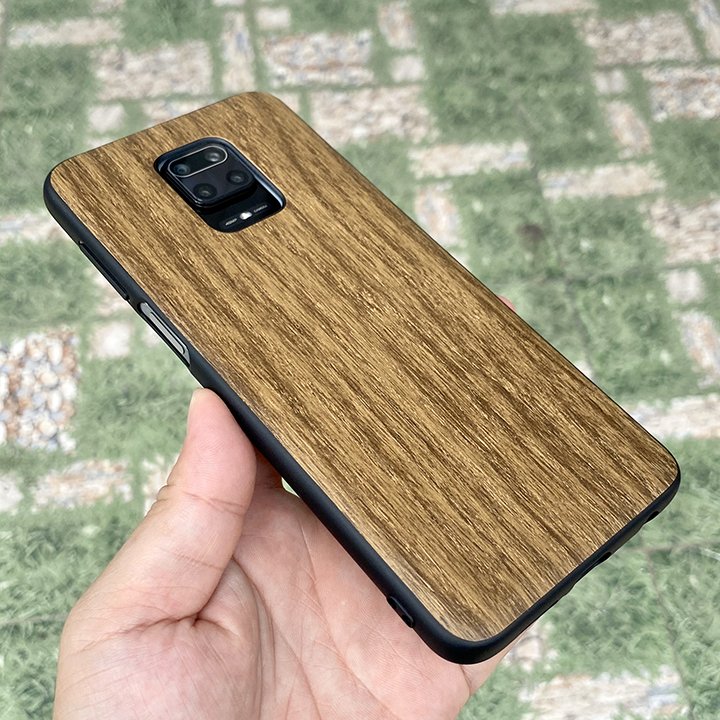 Ốp lưng cho Xiaomi Redmi Note 9S - Note 9 Pro  - Vân gỗ AIORIA