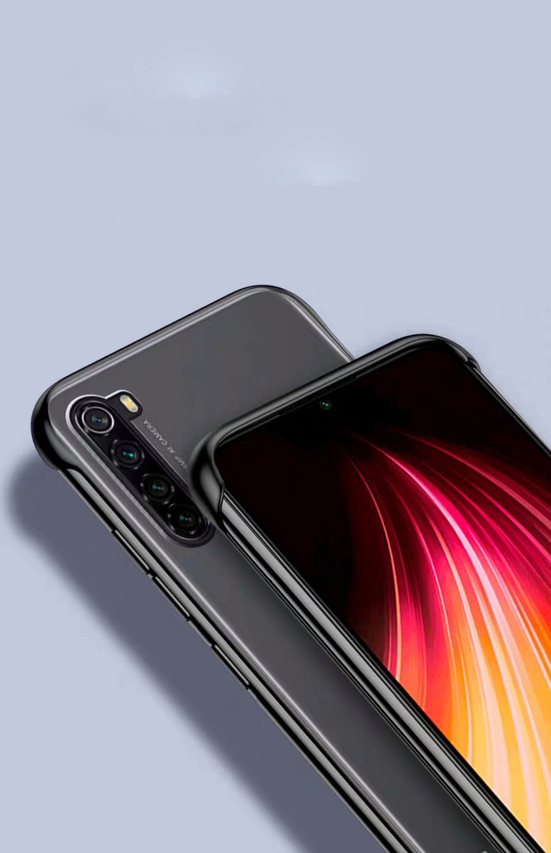 Ốp lưng Xiaomi Redmi Note 8 trong nhám mờ siêu mỏng không bo cạnh
