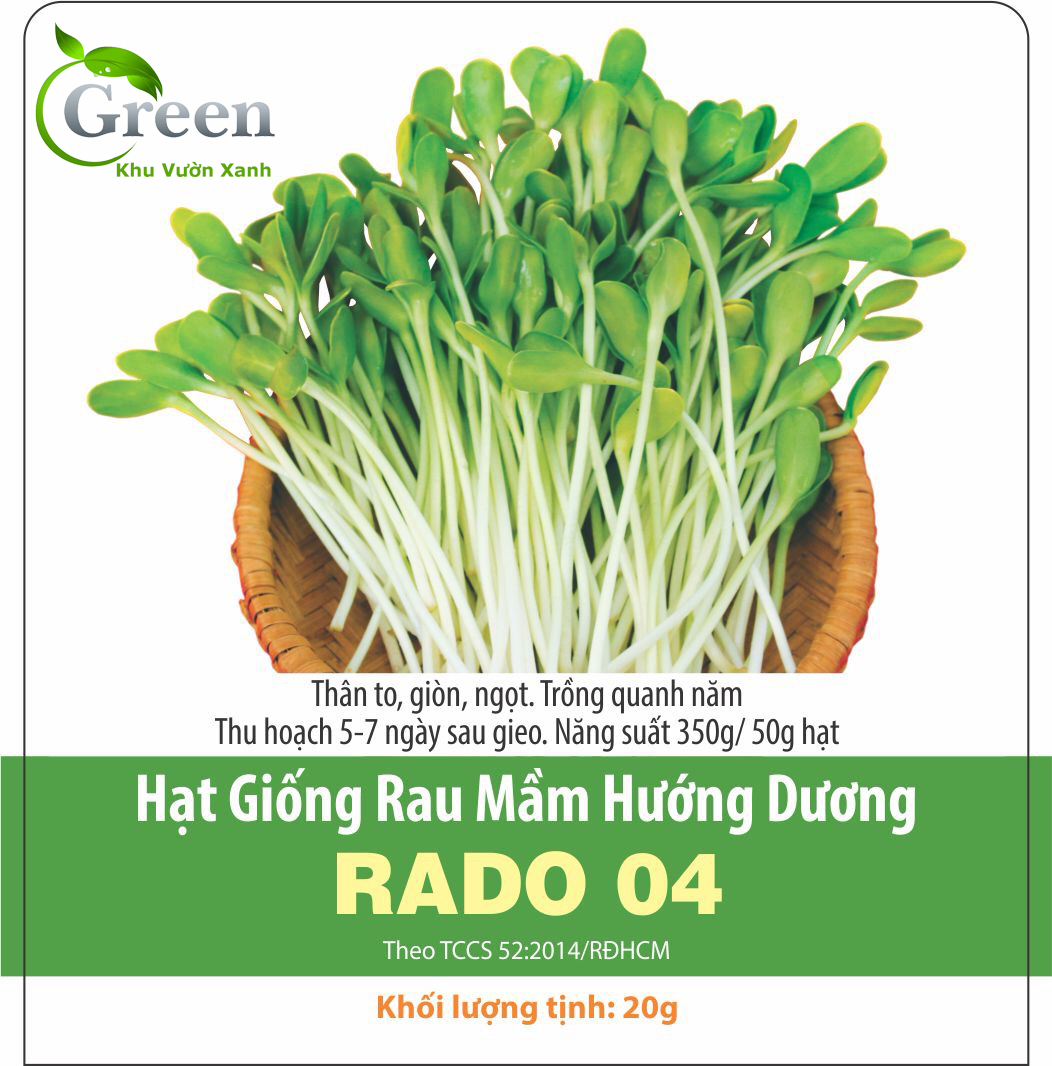 Hạt Giống Rau Mầm Hướng Dương