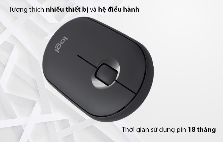 Chuột máy tính Logitech PEBBLE M350 mỏng nhẹ không dây kết nối Bluetooth 1000DPI Hàng chính hãng Bảo Hành 12 Tháng Lỗi 1 Đổi 1