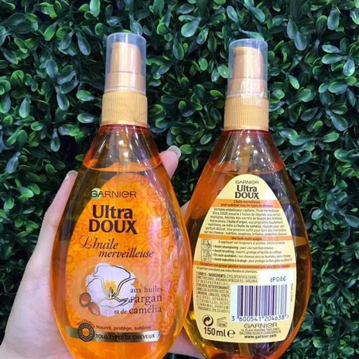 Tinh dầu dưỡng tóc Garnier Ultra Doux