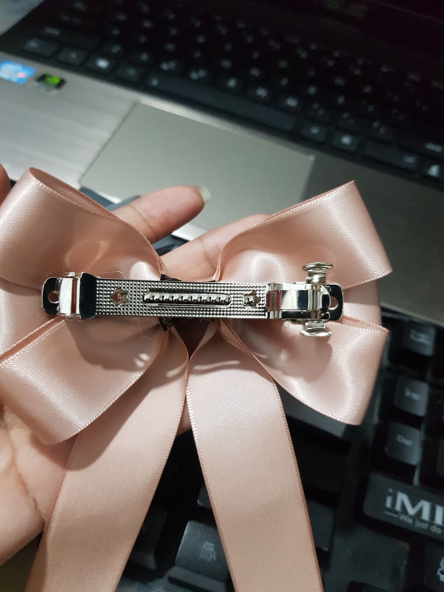 kẹp tóc nơ tiểu thư