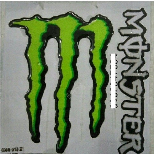 Logo Tem nổi monster 1 - Vindecal BD