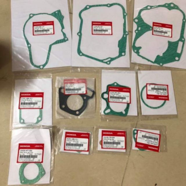 Full bộ gioăng, ron máy dream, wave alpha, rs, s100, rsx... zin honda