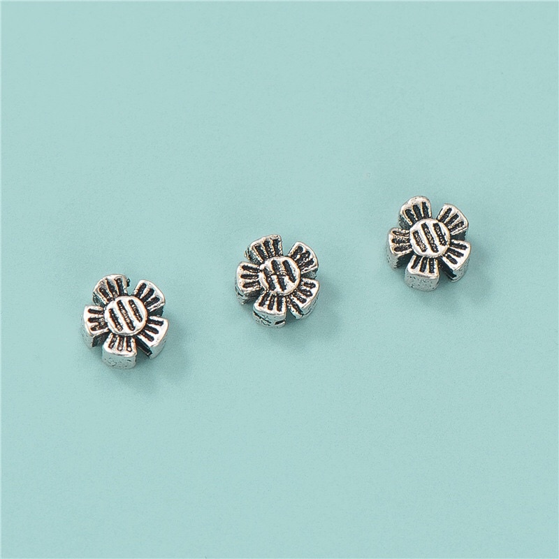Charm bạc bông hoa 5 cánh mini - mh190