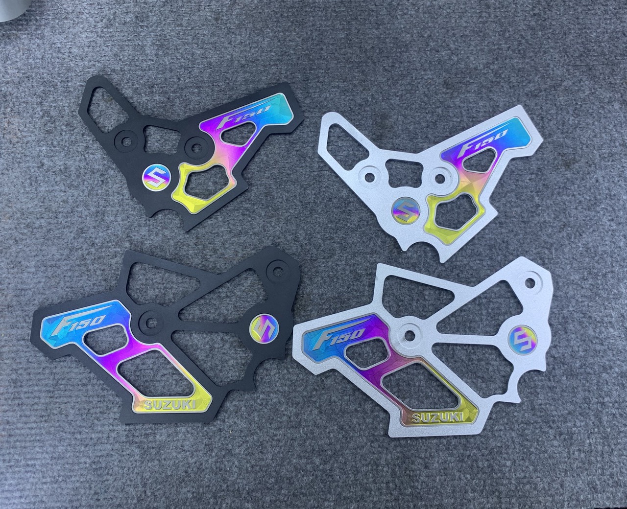 cặp nẹp sườn raider / satria nhôm + titan