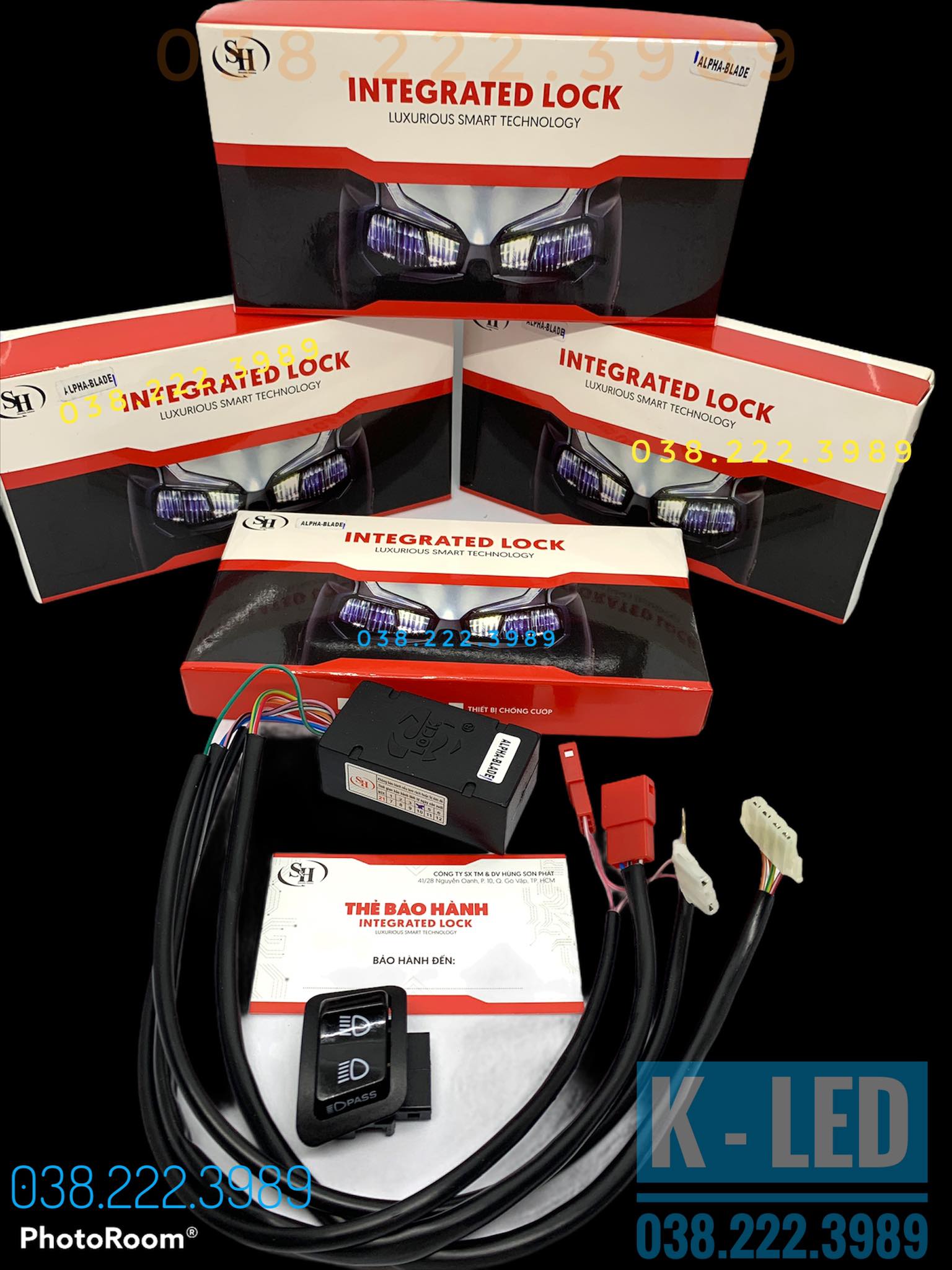 Mạch Bật Tắt Đèn Pha Xe Wave Wave Alpha đời mới - INTEGRAPTED LOCK