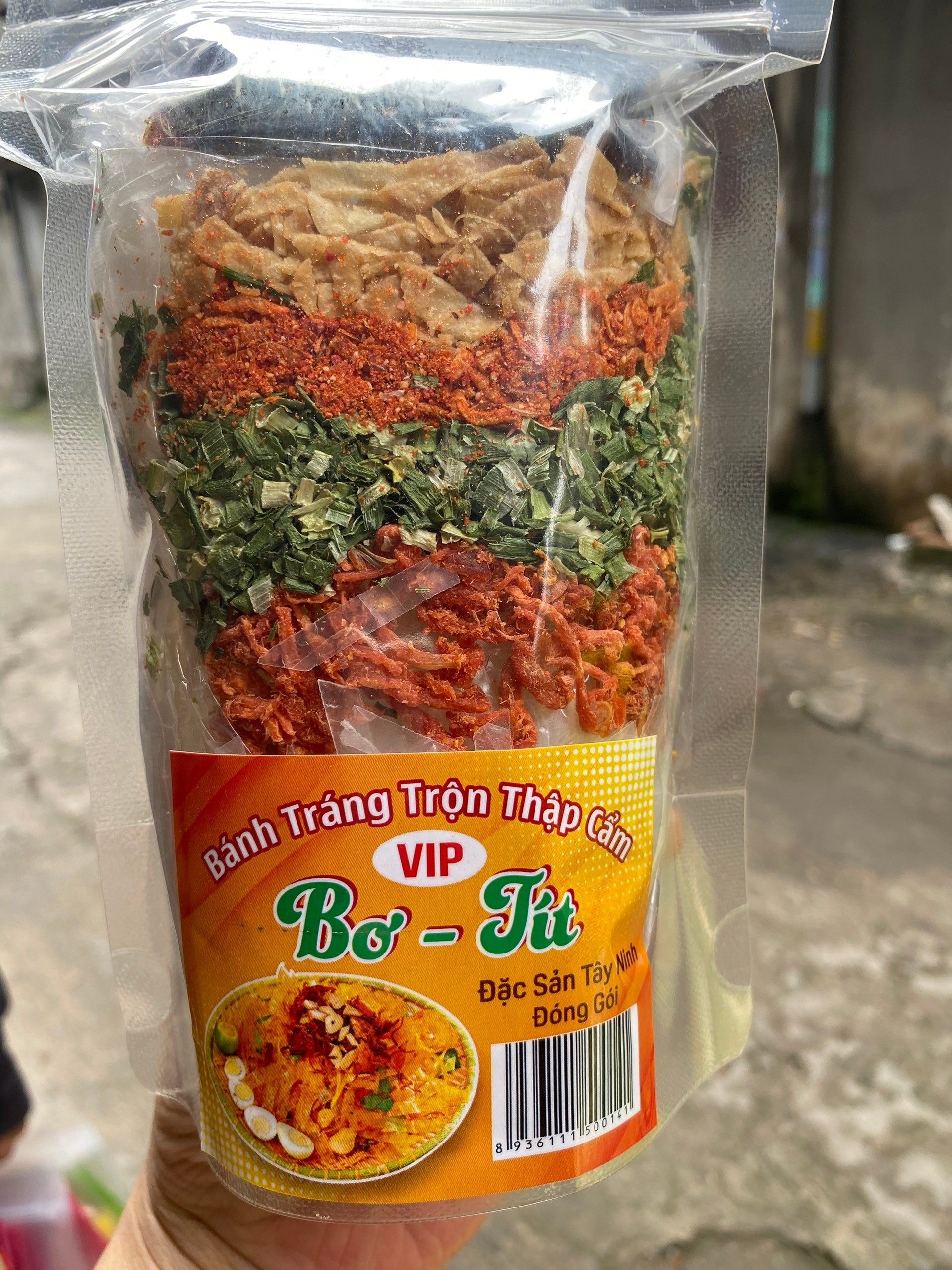 Bánh tráng trộn thập cẩm full topping, bánh tráng tự trộn 19k/ gói