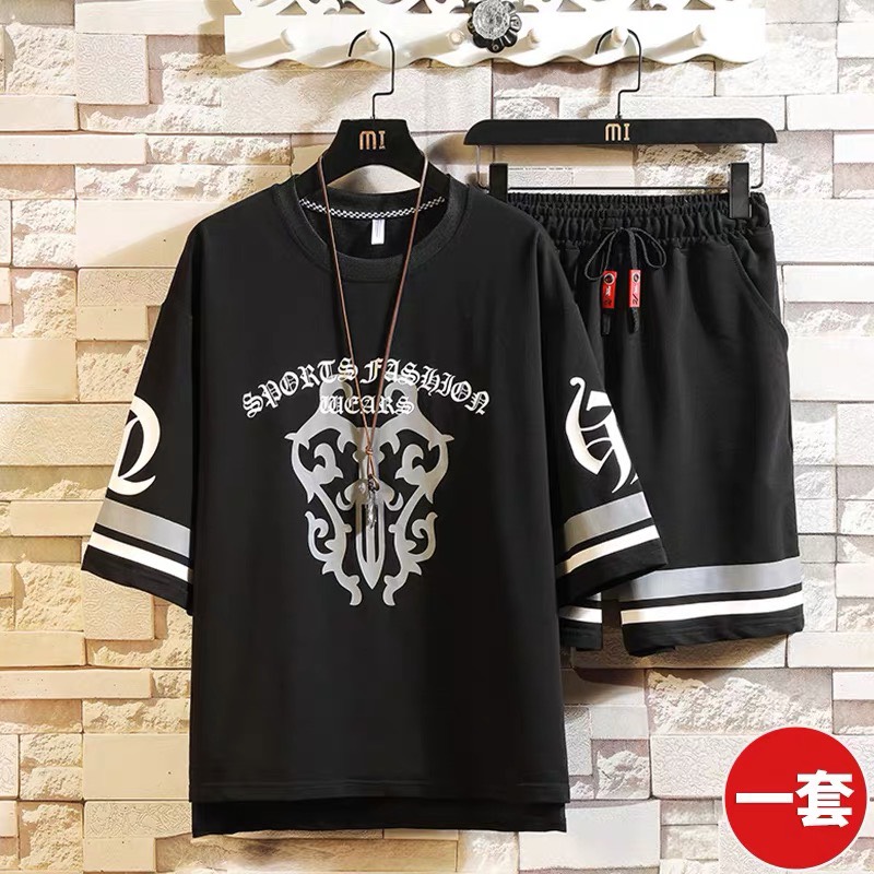 [HCM]Bộ đồ nam in rồng cổ tàu (có đủ 3 size mlxl)