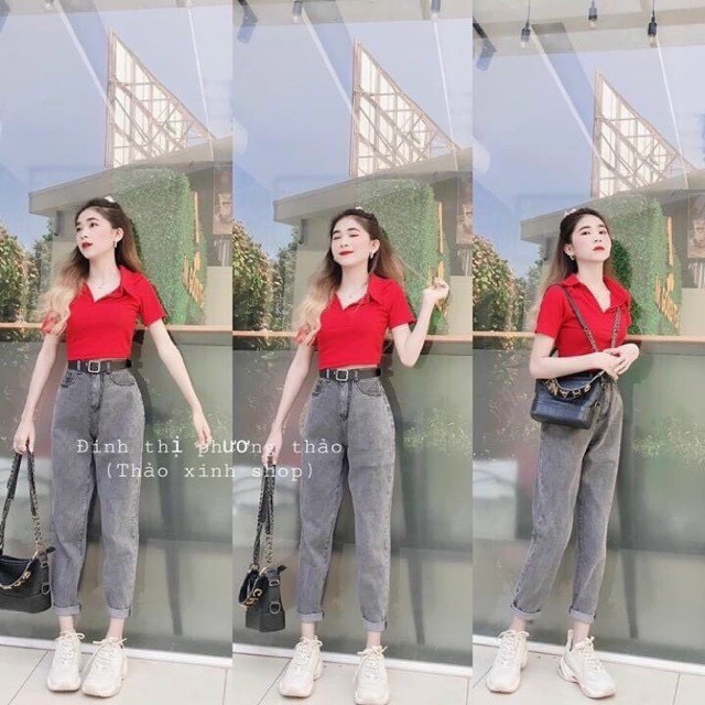 [HCM]Quần baggy jean nữ dáng trơn ống bó - baggy nữ chất jean lưng cao thiết kế mới lạ tôn dáng - quần baggy chất jean đẹp đường may chắc chắn hàng cao cấp siêu hot thời trang binstore94 BS100418