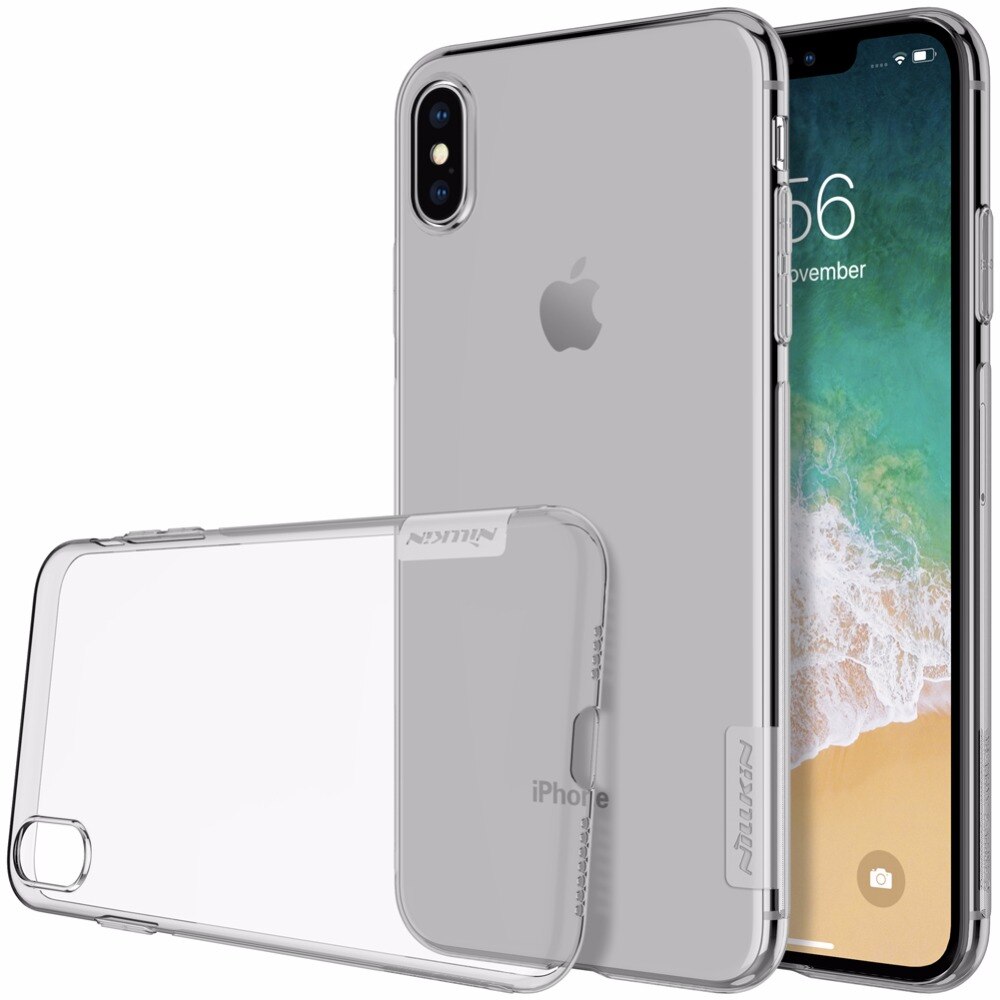 Ốp lưng Nillkin Iphone Xs Max silicon dẻo, trong suốt