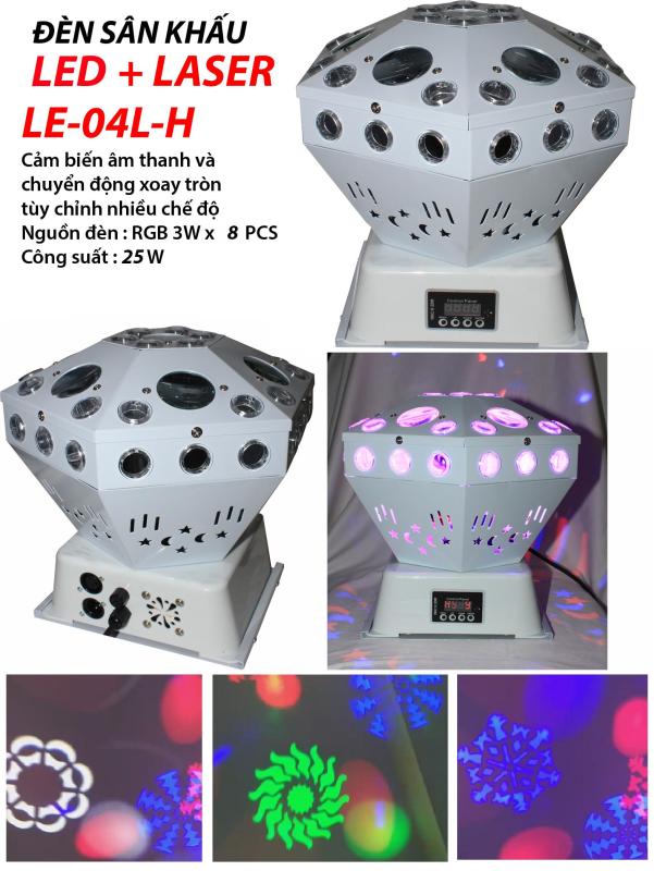 Đèn sân khấu Led + Laser LE-04L-H