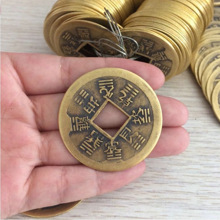 Cặp Đồng Xu Xuất Nhập Bình An