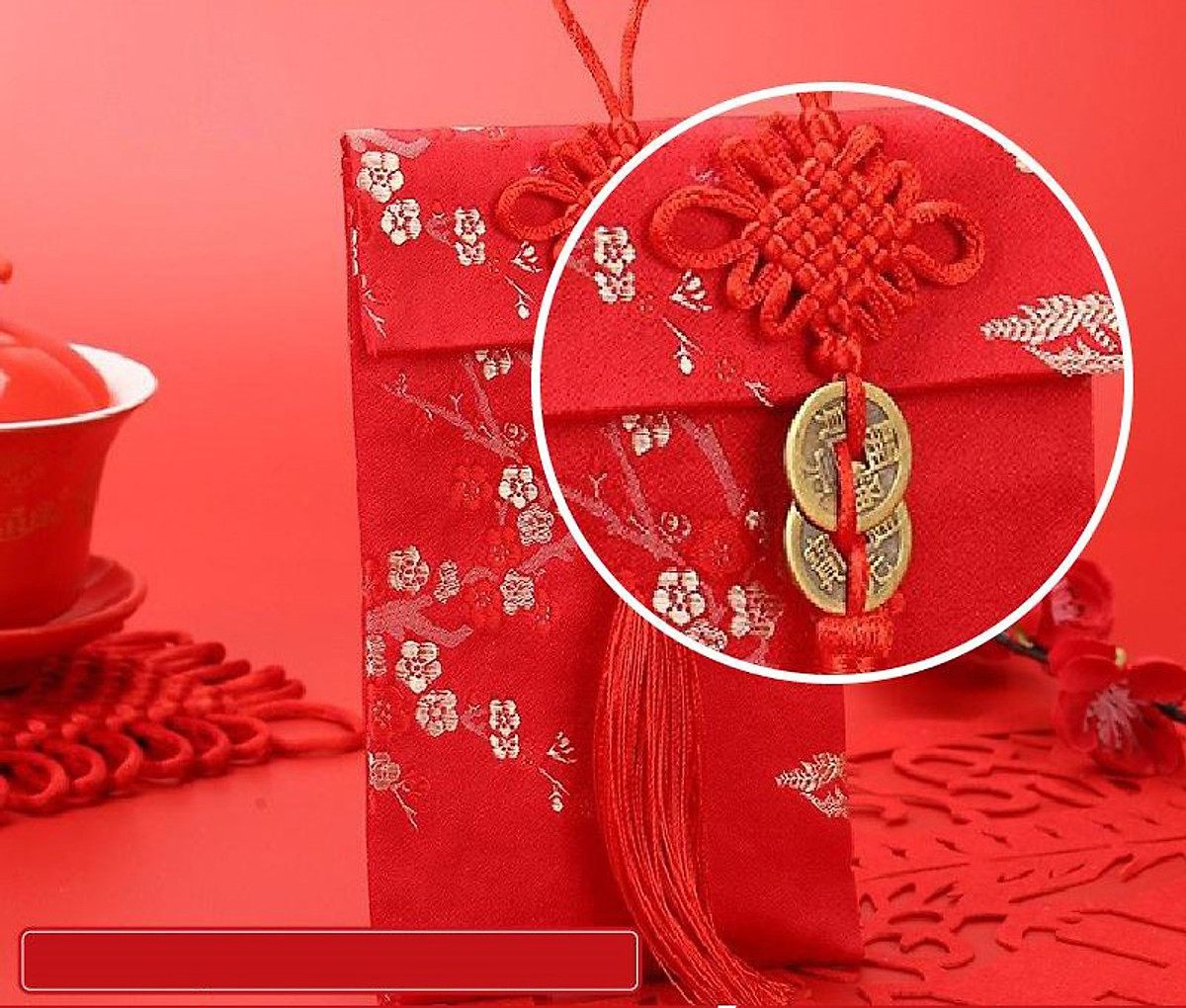 [HCM]Bao Lì Xì Vải Gấm Cao Cấp 2020