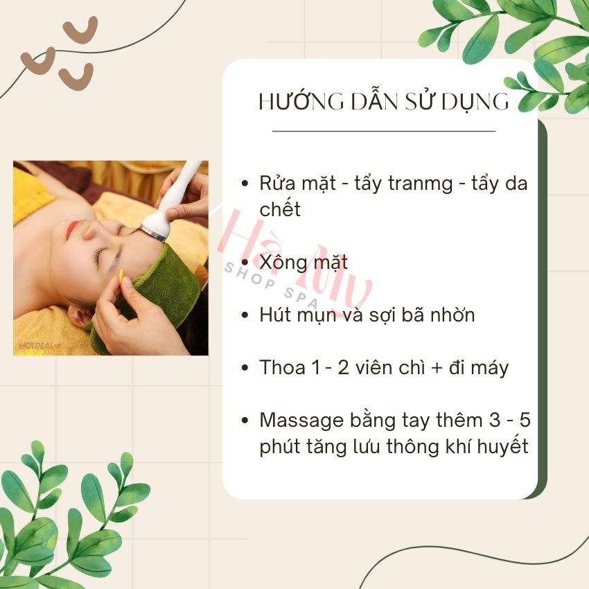 Máy hút chì, máy thải chì thải độc tố B627 Vàng cho spa