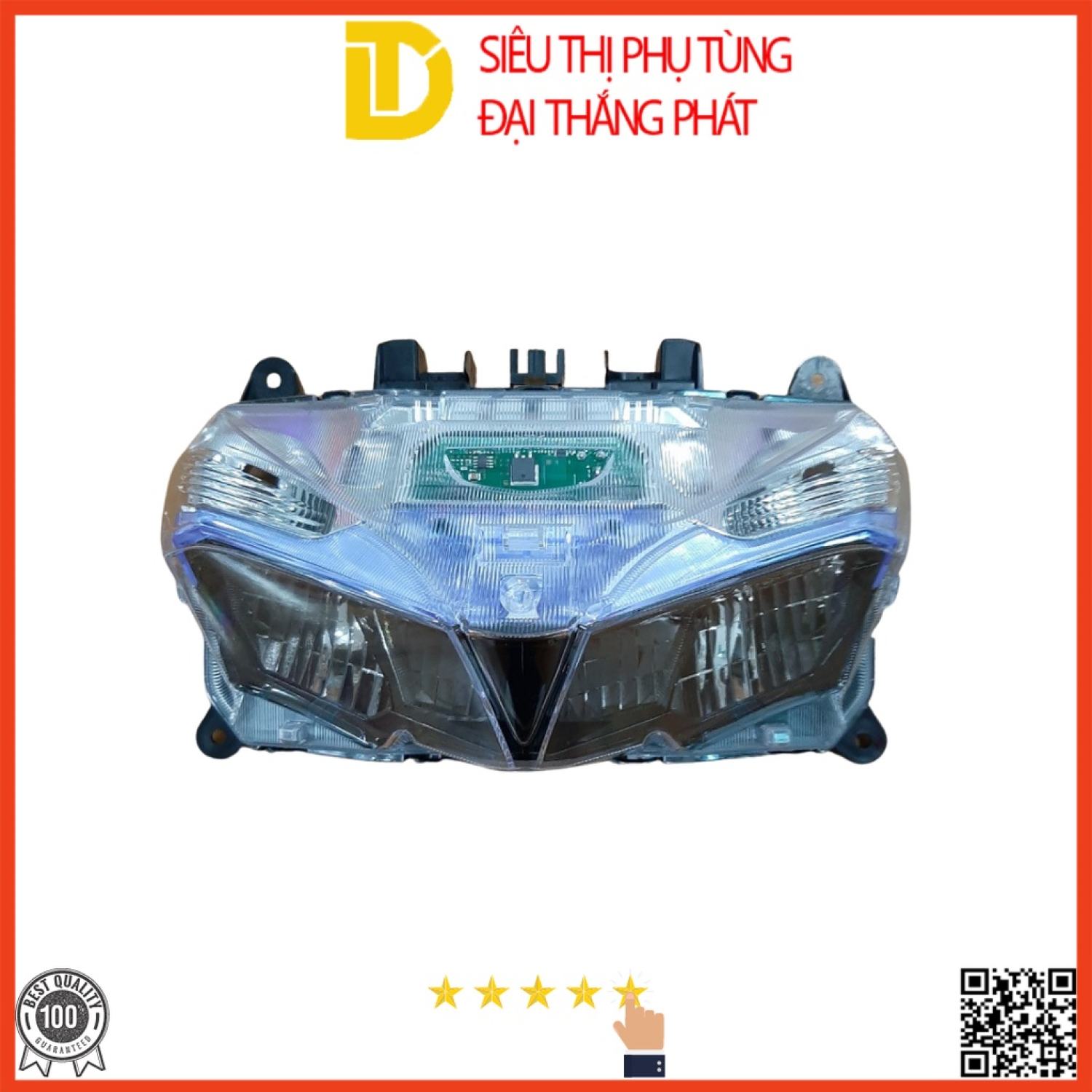 Cụm đèn pha trước airblade| air blade k66 chính hãng honda 33110-k66-v02