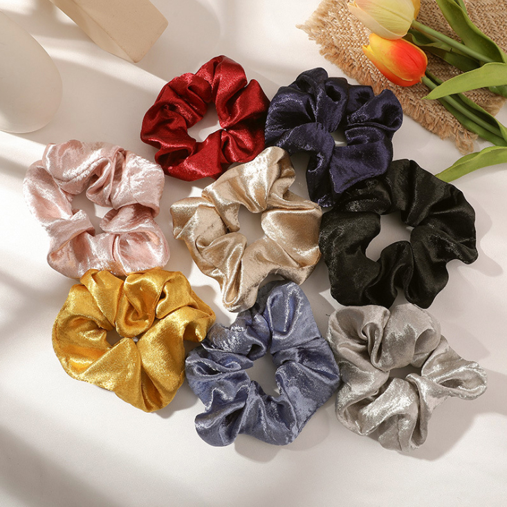 Dây Cột buộc tóc scrunchies Lụa mềm cao cấp HD45 siêu đẹp