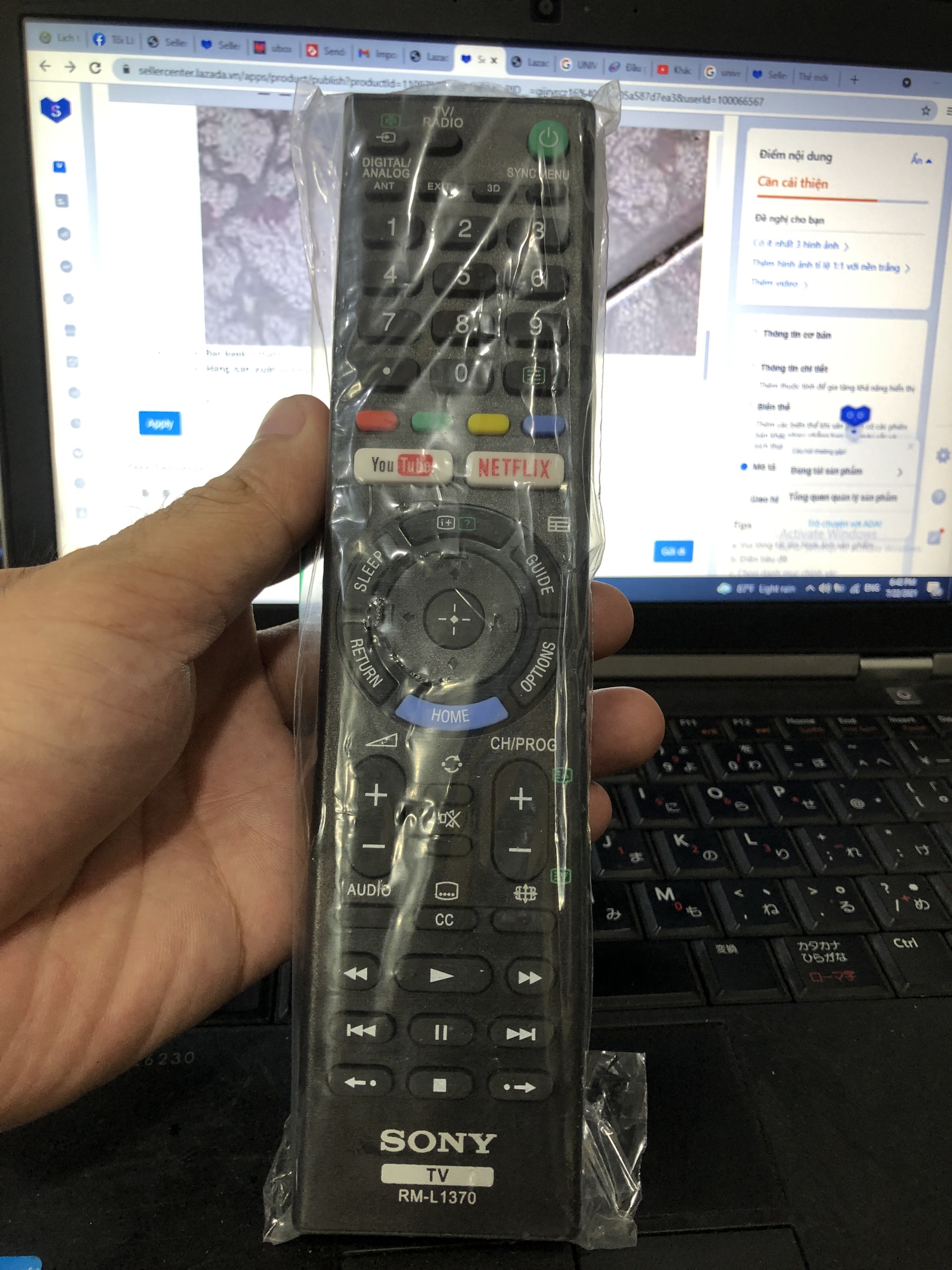 điều khiển tivi sony smart