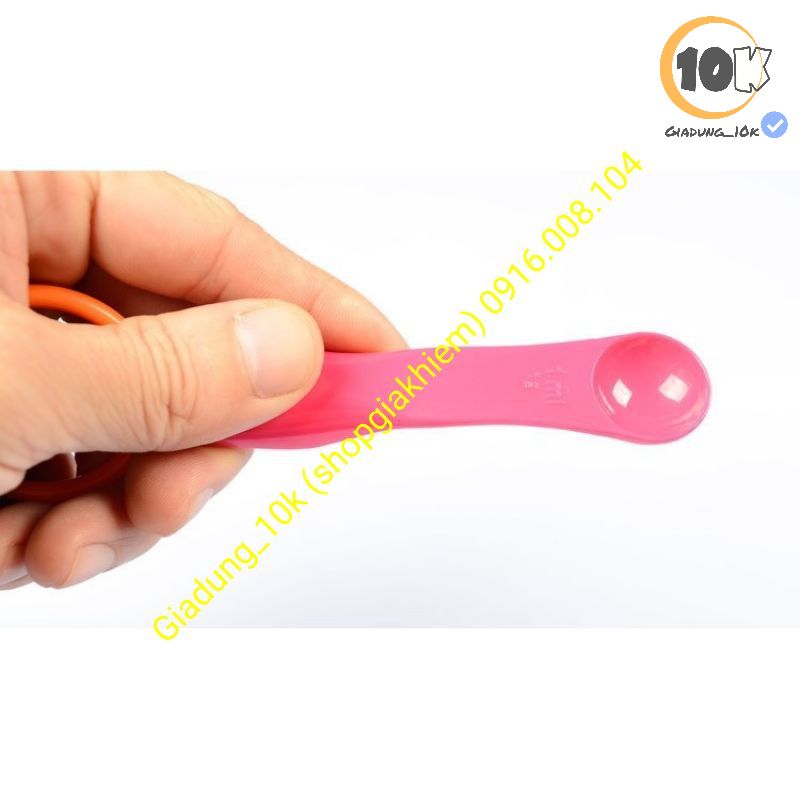 Bộ 05 Thìa đong Bằng Nhựa Cao Cấp (thìa đo lường) (c3)