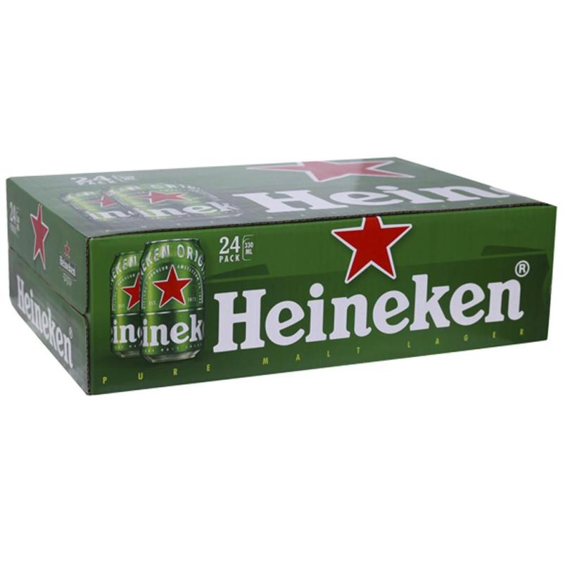 Heineken thùng 24 lon 330ml date mới giá tốt mẫu xuân