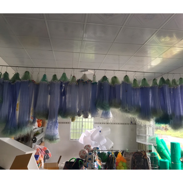 Lưới 1 màn đánh nổi , lưới đánh cá 1 màn - dài 90/100m từ 2,5p đến 8p => nặng 350g - 400g