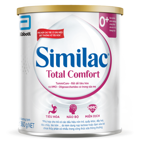 Sữa bột Similac Total Comfort số 0+ lon 360g